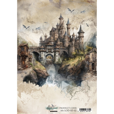 The Legends of the Dragons A4 PAPIER RYŻOWY Legendy smoków AA-LOD-RP-02