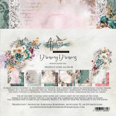 DREAMY DREAMS / MARZYCIELSKIE SNY - ZESTAW 8'' X 8'' AA-DD-08