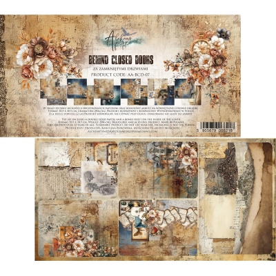 BEHIND CLOSED DOORS / ZA ZAMKNIĘTYMI DRZWIAMI - ZESTAW 12'' X 12'' AA-BCD-07