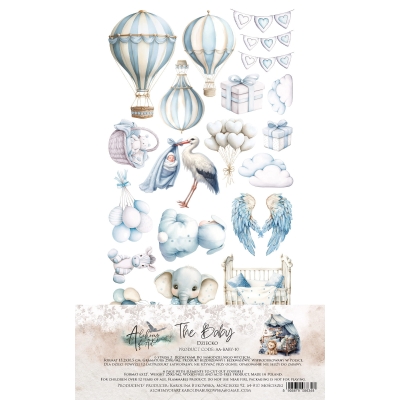 # 53 THE BABY - The Baby BOY Zestaw dodatku do scrapbookingu 6x12 AA-BABY-10