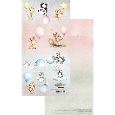 # 53 THE BABY - The Baby Zestaw dodatku do scrapbookingu 6x12 AA-BABY-B-13