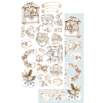 # 53 THE BABY - The Baby BOY Zestaw dodatku do scrapbookingu 6x12 AA-BABY-10