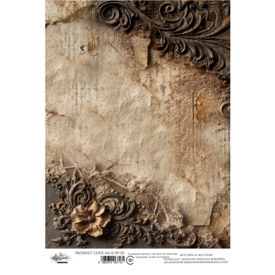 IN SILENCE / W CISZY - PAPIER RYŻOWY A4 - AA-IS-RP-03