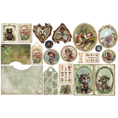 # 55 FRIENDS OF THE FOREST / PRZYJACIELE LASU - AA-FOTF-FABRIC-01 MATERIAŁ/FABRIC