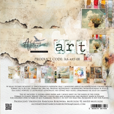 # 56 ART - ZESTAW 8'' x 8'' AA-ART-08