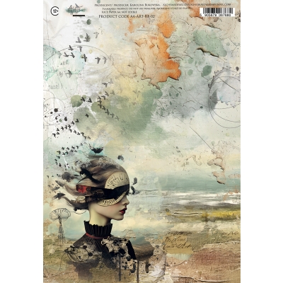 # 56 ART - AA-ART-RP-02 PAPIER RYŻOWY/ RICE PAPER 02