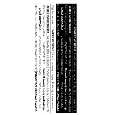 # 56 ART - AA-text-FABRIC-01 PL - Napisy na materiale