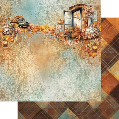 IN AUTUMN COLOURS - 8 X 8