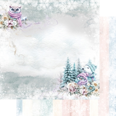 ZESTAW PAPIERÓW ŚREDNI - MAGIC OF THE NORTHERN LIGHTS / MAGIA ZORZY POLARNEJ - AA-MOTNL- 08 - 8''X8''