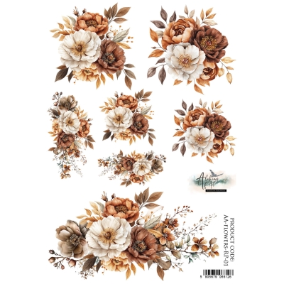 Papier ryżowy AA-FLOWERS-RP-01