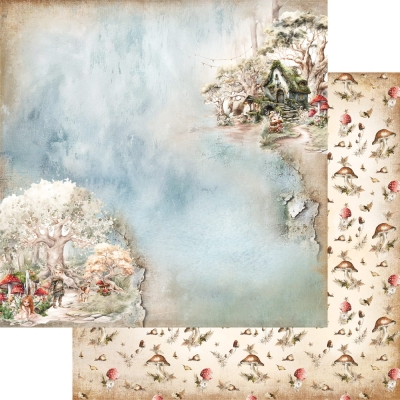 ZESTAW PAPIERÓW 8x8''- THE WORLD OF FAIRIES / Świat Wróżek