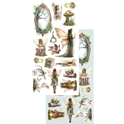 DODATKI DO SAMODZIELNEGO WYCINANIA - THE WORLD OF FAIRIES / Świat Wróżek