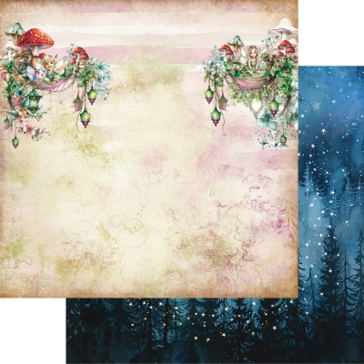 ZESTAW PAPIERÓW 8x8''- THE WORLD OF FAIRIES / Świat Wróżek