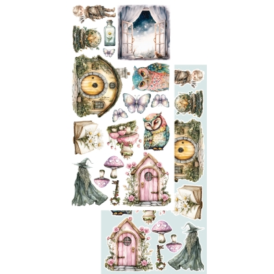 DODATKI DO SAMODZIELNEGO WYCINANIA - THE WORLD OF FAIRIES / Świat Wróżek