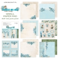 DEAR DIARY - FORGET-ME-NOT MAŁY ZESTAW - BLOCZEK PAPIERÓW DO SCRAPBOOKINGU 20,3X20.3CM - LEMONCRAFT