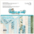 DEAR DIARY - FORGET-ME-NOT MAŁY ZESTAW - BLOCZEK PAPIERÓW DO SCRAPBOOKINGU 20,3X20.3CM - LEMONCRAFT