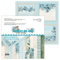 DEAR DIARY - FORGET-ME-NOT MAŁY ZESTAW - BLOCZEK PAPIERÓW DO SCRAPBOOKINGU 20,3X20.3CM - LEMONCRAFT