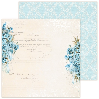 DEAR DIARY - FORGET-ME-NOT ZESTAW GŁÓWNY - ZESTAW PAPIERÓW DO SCRAPBOOKINGU 30X30CM - LEMONCRAFT