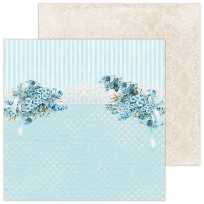 DEAR DIARY - FORGET-ME-NOT ZESTAW GŁÓWNY - ZESTAW PAPIERÓW DO SCRAPBOOKINGU 30X30CM - LEMONCRAFT