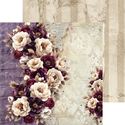 PLUM AND CARAMEL - zestaw papierów 30,5x30,5cm - PRZEDSPRZEDAŻ - WYSYŁKA PO 25 PAŹDZIERNIKA 2025