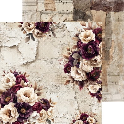 PLUM AND CARAMEL - zestaw papierów 30,5x30,5cm - PRZEDSPRZEDAŻ - WYSYŁKA PO 25 PAŹDZIERNIKA 2025