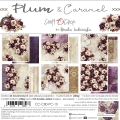 PLUM AND CARAMEL - zestaw papierów 15,25x15,25cm - PRZEDSPRZEDAŻ - WYSYŁKA PO 25 PAŹDZIERNIKA