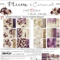 PLUM & CARAMEL - zestaw papierów 20,3x20,3cm - MIX - PRZEDSPRZEDAŻ - WYSYŁKA PO 25 PAŹDZIERNIKA