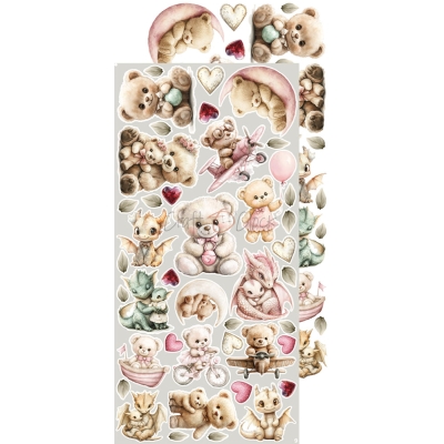 # 83 BABY GIRL UNIVERSE - zestaw DODATKÓW - FLOWERS & MORE - wysyłka po 18.02.2026r.