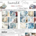 PRZEDSPRZEDAŻ - EMERALD TALES - zestaw papierów MIX 20,3x20,3cm - WYSYŁKA PO 2 LIPCA 2025