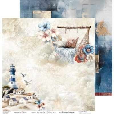 PRZEDSPRZEDAŻ - EMERALD TALES - zestaw papierów 15,2 x 15,2cm - WYSYŁKA PO 2 LIPCA 2025