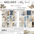 MELODY OF MY SOUL - zestaw papierów 20,3x20,3cm - MIX - PRZEDSPRZEDAŻ - WYSYŁKA PO 25 PAŹDZIERNIKA