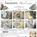 PRZEDSPRZEDAŻ - SUMMER ADVENTURES - zestaw papierów 20,3x20,3cm - WYSYŁKA PO 2 LIPCA 2025