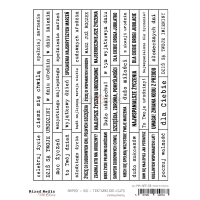 MM - NAPISY - PL - TEKTURKI DIE-CUTS - 08 - URODZINY/IMIENINY