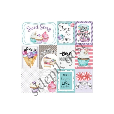 FABRYKA ZESTAW DODATKÓW DO SCRAPBOOKINGU DO WYCIĘCIA SWEET STORY
