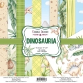 Zestaw papierów do scrapbookingu - DINOSAURIA