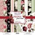 Zestaw papierów do scrapbookingu - PEONY PASSION