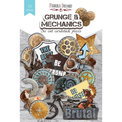 FABRYKA ZESTAW DODATKÓW DO SCRAPBOOKINGU GRUNGE & MECHANICS