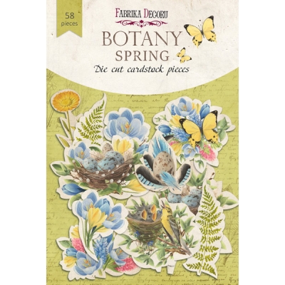 FABRYKA ZESTAW DODATKÓW DO SCRAPBOOKINGU BOTANY SPRING