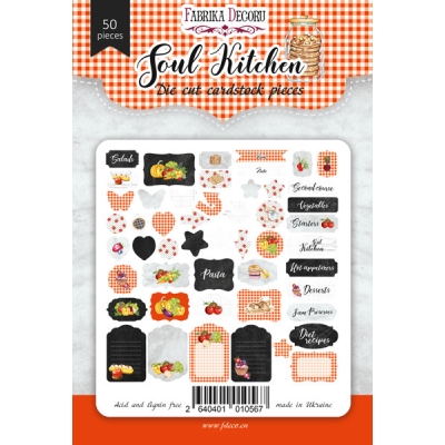 FABRYKA ZESTAW DODATKÓW DO SCRAPBOOKINGU SOUL KITCHEN