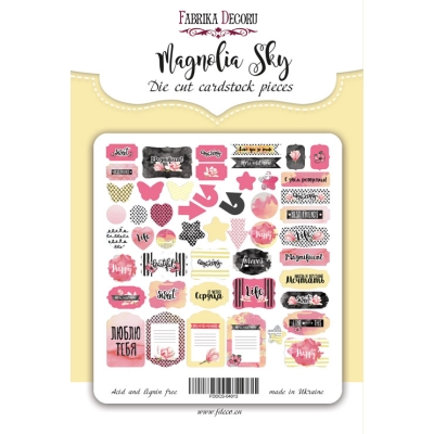 FABRYKA ZESTAW DODATKÓW DO SCRAPBOOKINGU MAGNOLIA SKY