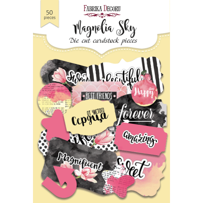 FABRYKA ZESTAW DODATKÓW DO SCRAPBOOKINGU MAGNOLIA SKY