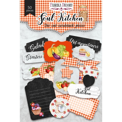 FABRYKA ZESTAW DODATKÓW DO SCRAPBOOKINGU SOUL KITCHEN