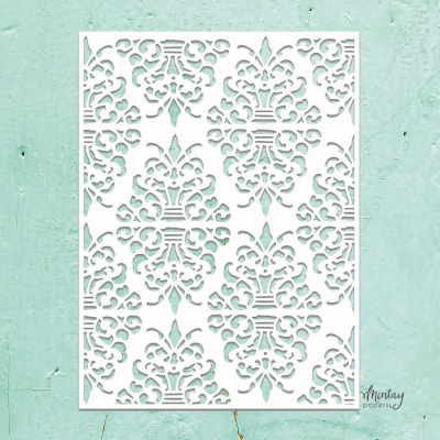 Mintay Kreativa - Szablon - Damask