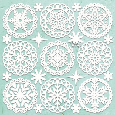 Mintay Chippies - Dekor - Winter Doilies