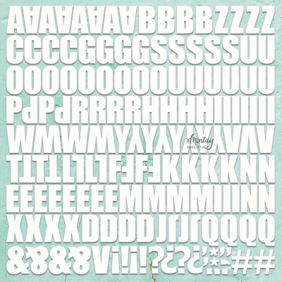 MINTAY CHIPPIES - DEKOR - Monograms 2