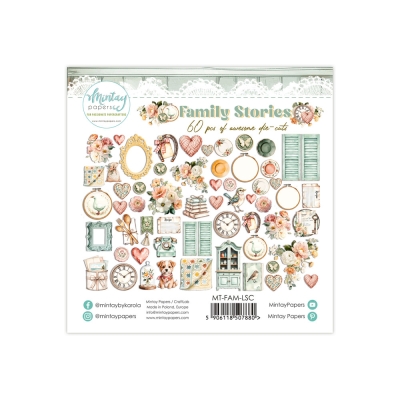 WYSYŁKA PO 25 KWIETNIA 2026 - FAMILY STORIES - PAPIEROWE ELEMENTY - wycięte