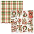 WYSYŁKA PO 17 LIPCA 2025 - PÓŁ ZESTAWU DUŻEGO 30,5 CM X 30,5 CM - HOLLY JOLLY