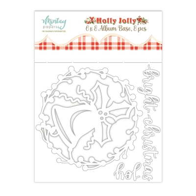 WYSYŁKA PO 17 LIPCA 2025 - BAZA ALBUMU 15,2 X 20,3 CM - HOLLY JOLLY