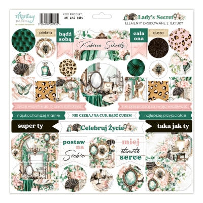 WYSYŁKA PO 15 STYCZNIA 2026 - ARKUSZ ELEMENTÓW TEKTUROEYCH - LADY'S SECRET PL (POLSKIE)