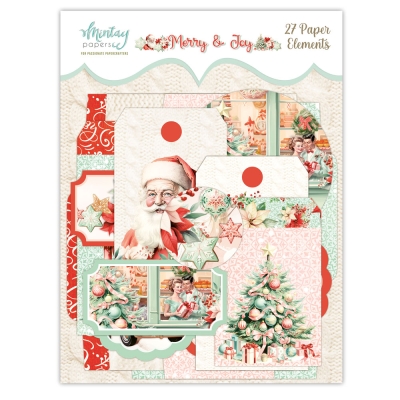 PAPIEROWE KOPERTY I TAGI - MERRY & JOY